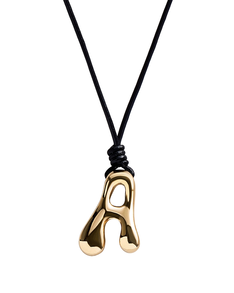 Baublebar Initial Adjustable Cord Pendant Necklace, 32 · OS