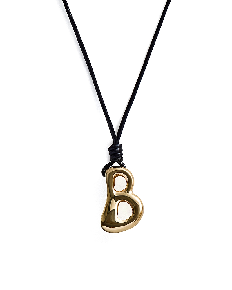 Baublebar Initial Adjustable Cord Pendant Necklace, 32