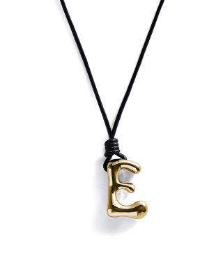 Baublebar Initial Adjustable Cord Pendant Necklace, 32