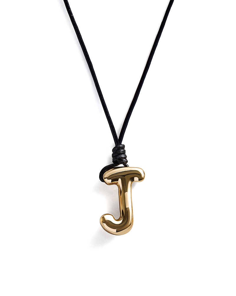Baublebar Initial Adjustable Cord Pendant Necklace, 32 · OS