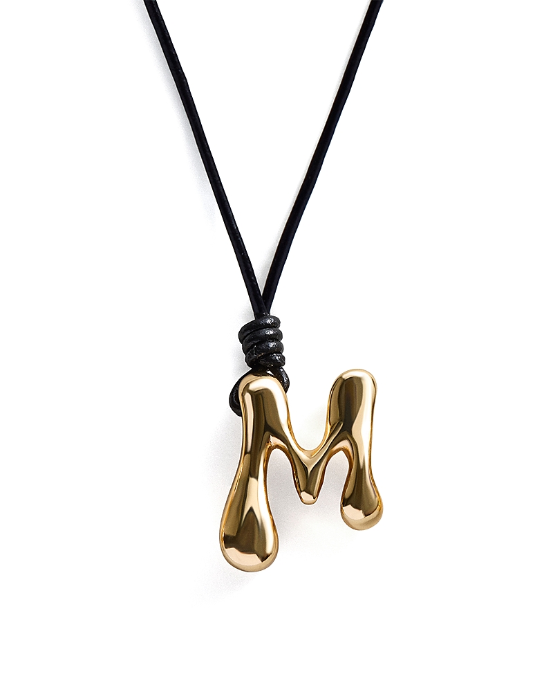Baublebar Initial Adjustable Cord Pendant Necklace, 32 · OS