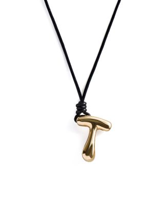 Baublebar Initial Adjustable Cord Pendant Necklace, 32