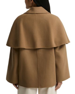 Aggy Wool Blend Cape Coat - thumbnail 4