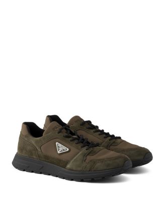  Men's Prax Suede and Re-Nylon Sneakers