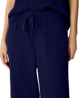 Cotton Stretch Drawstring Straight Leg Pants - thumbnail 8