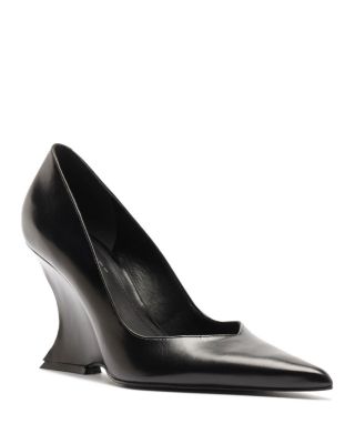 Women's Siena Leather Wedge Pumps