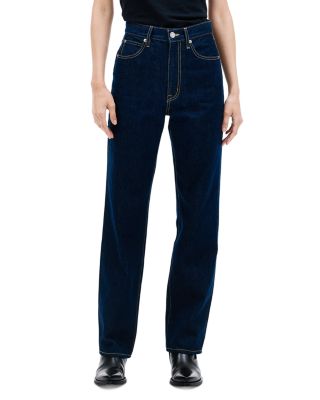 The London High Rise Straight Jeans in Midnight Mile
