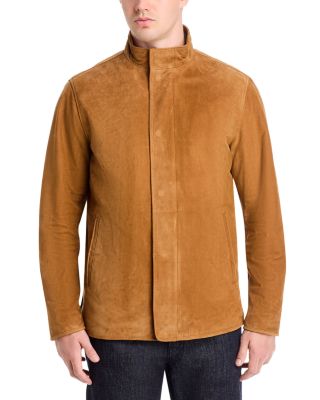 Peter Millar Norwalk Nubuck Leather Coat