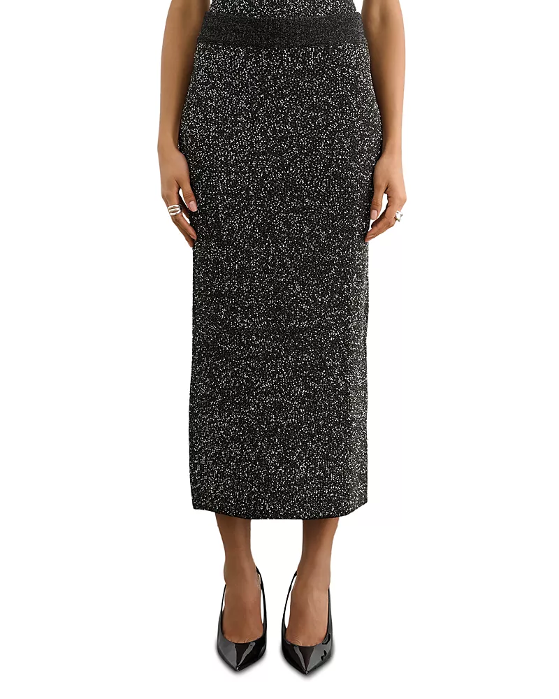 Toccin Alisha Bodycon Midi Skirt