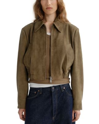 Nahla Suede Cropped Jacket