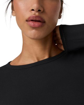 Pose Subtle Ribbed Long Sleeve Top - thumbnail 6