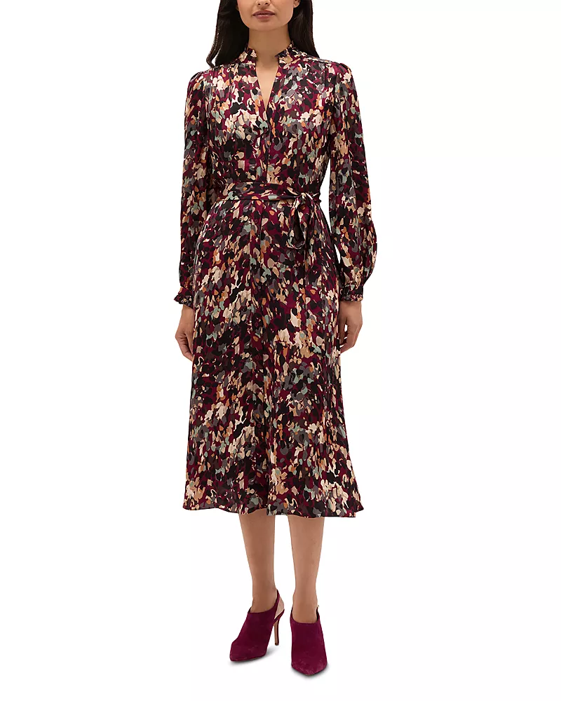Hobbs London Elin Blouson Sleeve Dress
