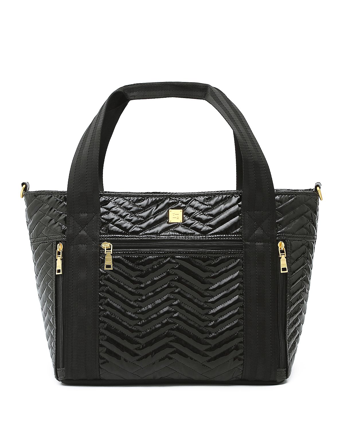 Think Royln Jetset Wingman Large Quilted Crossbody Tote