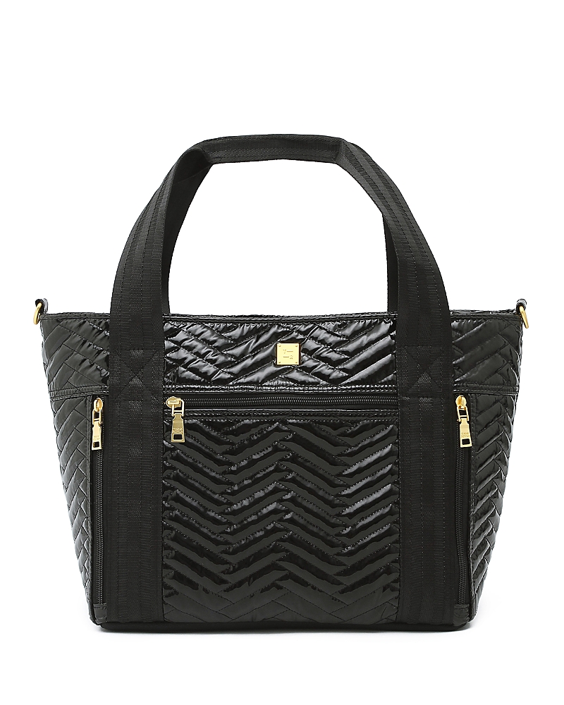 Think Royln Jetset Wingman Large Quilted Crossbody Tote