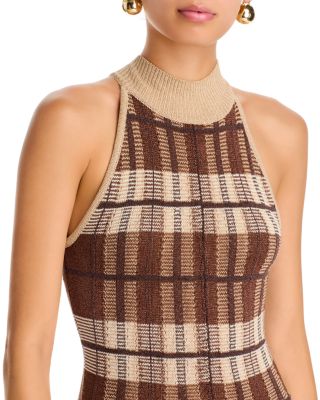 Louisa Heritage Brown Plaid Dress