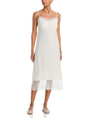 Lace Trim Slip Dress