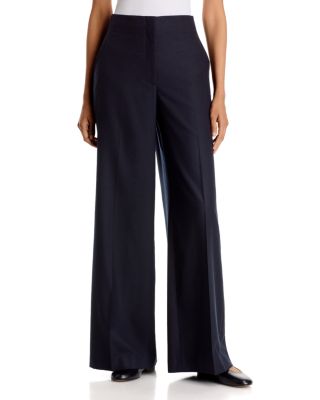 Thames Wide Leg Wool Pants