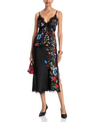 Melodie Lace Trim Tank Top & Maeve Slip Skirt