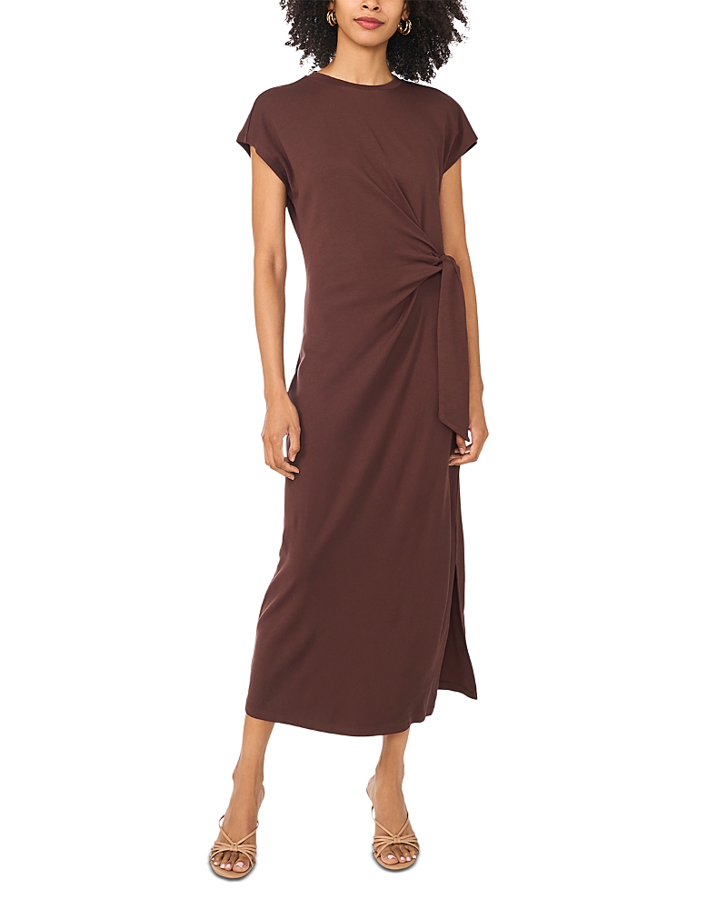 Vince Camuto Dolman Sleeve Tie Waist Maxi Dress