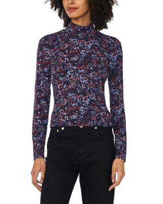Mock Neck Long Sleeve Top
