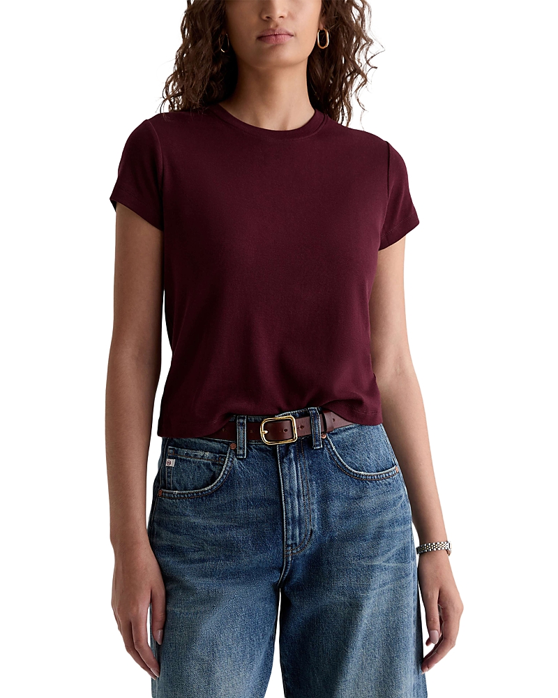 Ag Sadie Crew Cropped Tee