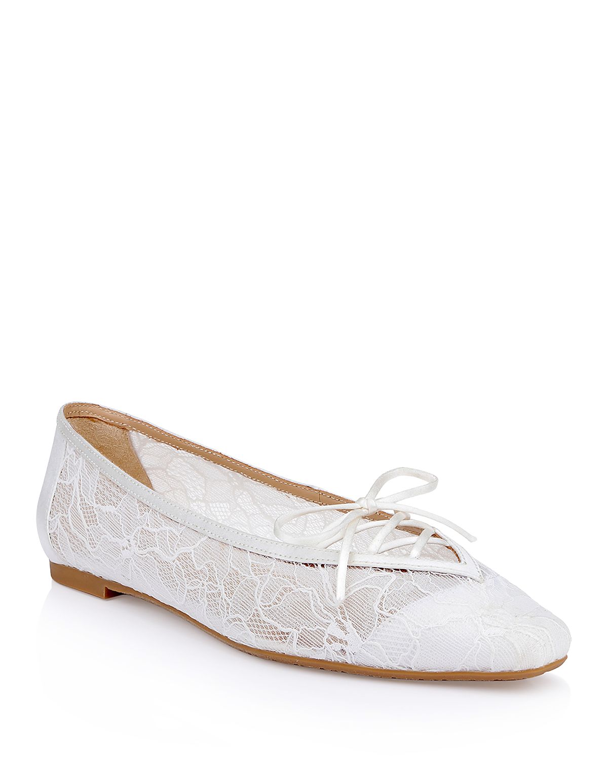 Badgley Mischka Women's Raelyn Lace Ballet Flats