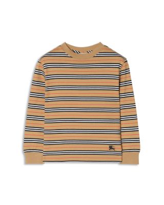 Boys' Long Sleeved Icon Striped Cotton Tee - Little Kid, Big Kid