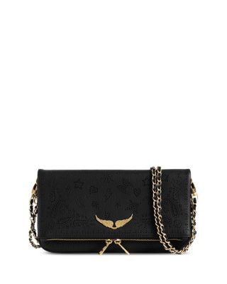 Rock Perfo Leather Clutch
