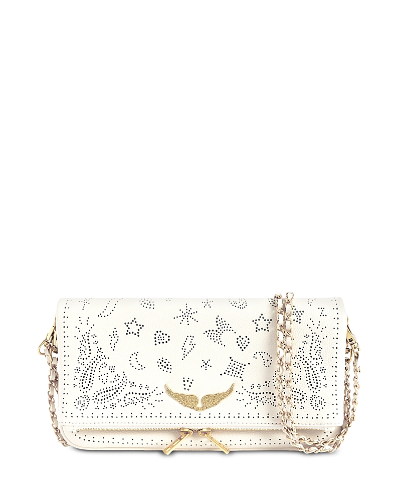 Zadig & Voltaire Rock Perfo Leather Clutch · OS