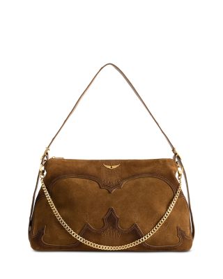 Jim Western Suede Shoulder Bag