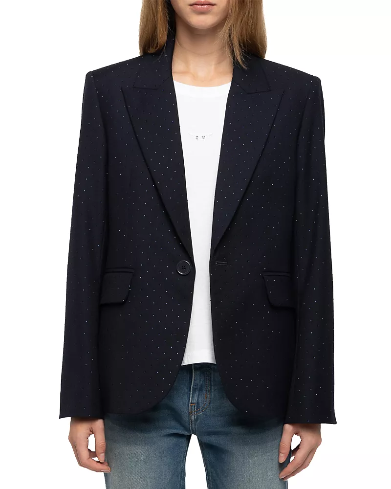 Zadig & Voltaire Valse Tailleur Embellished Blazer
