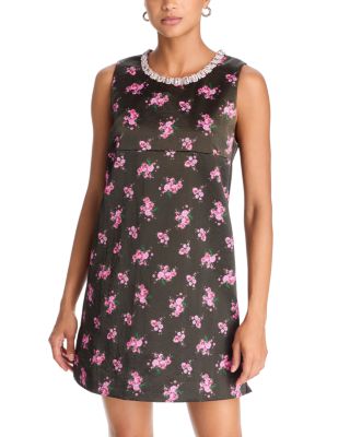 Katia Embellished Mini Shift Dress