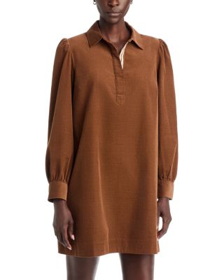 Pippa Cotton Corduroy Popover Dress