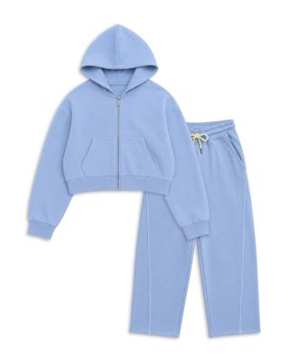 Girls' Tween Sutton Zip Up Cotton Hoodie & Pants - Big Kid