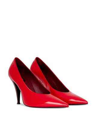 Women's Leather Pointed Toe Pumps