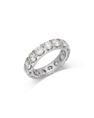 Luxe Collection Certified Lab Grown Diamond Eternity Band in 18K White Gold, 5.0 tcw