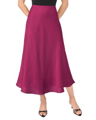 Satin Bias Maxi Skirt