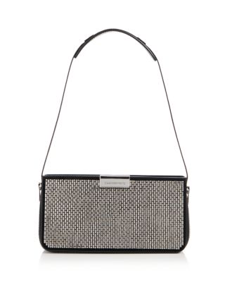Siren Embellished Suede Slim Pochette Bag