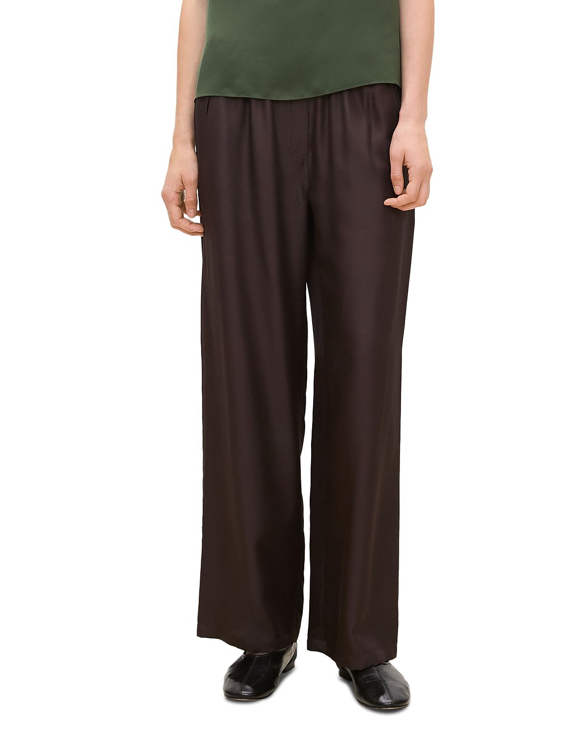 Theory Silk Flowy Pants