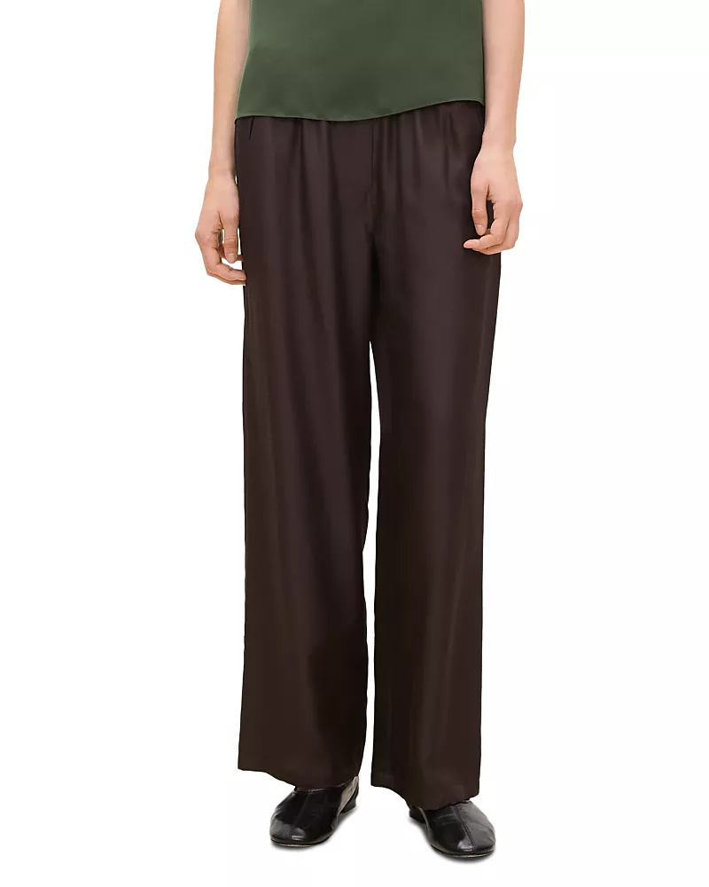 Theory Silk Flowy Pants