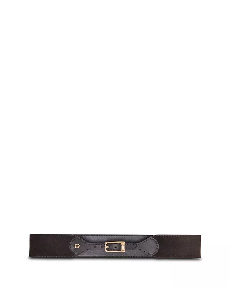 Maje Women's Suede & Leather Corset Belt