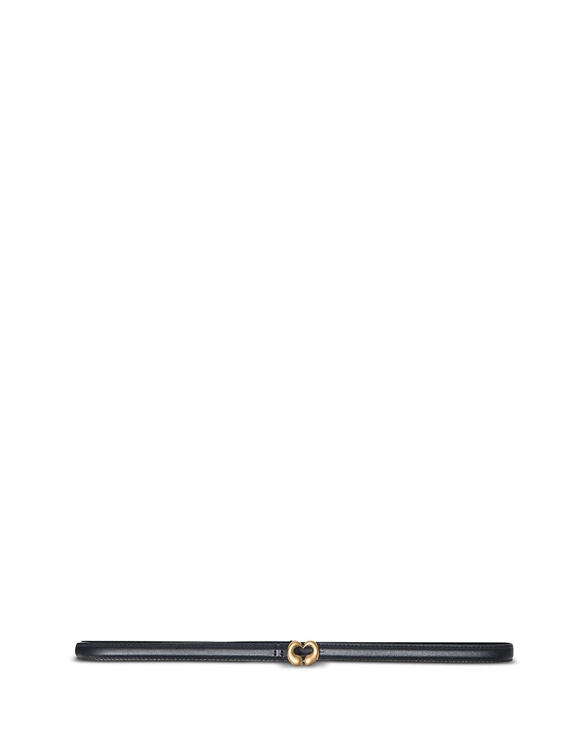 Maje Women's Slim Leather Belt