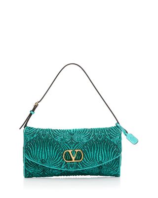 Embroidered Pattern Shoulder Bag
