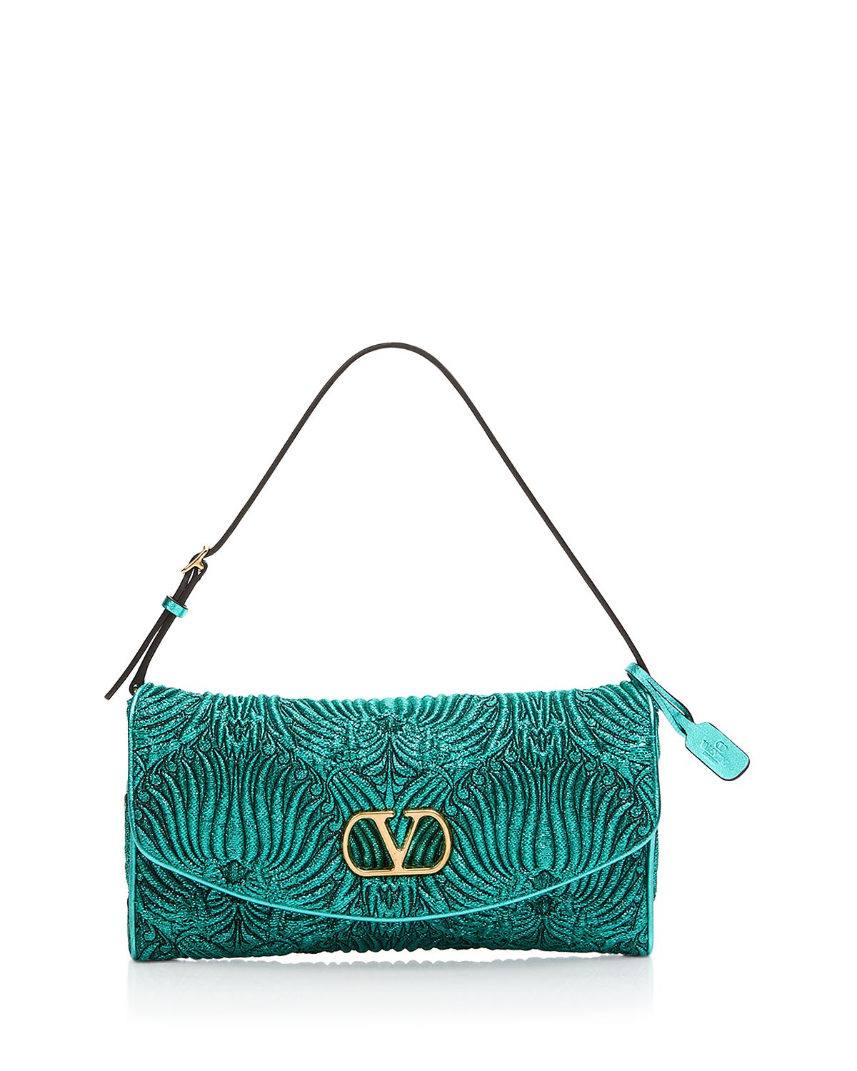 Valentino Garavani Embroidered Pattern Shoulder Bag