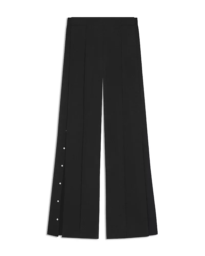 Courreges Twill Snap Flare Pants