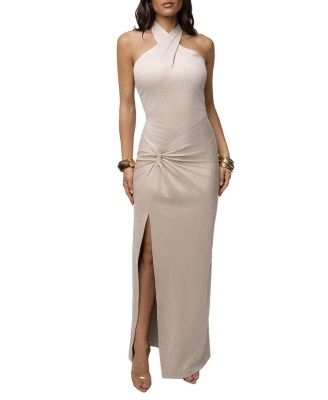  Charlotte Halter Maxi Dress