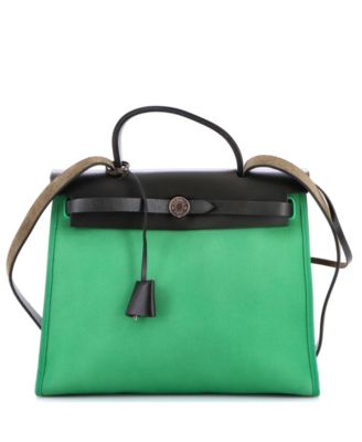 31 Herbag Zip Leather and Toile