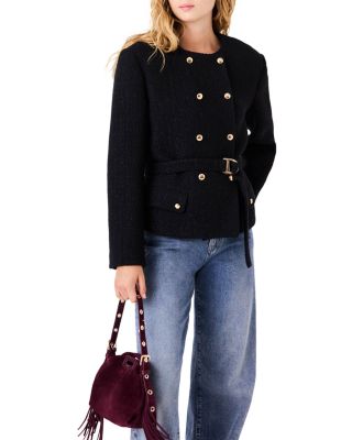 Vyder Double Breasted Collarless Jacket