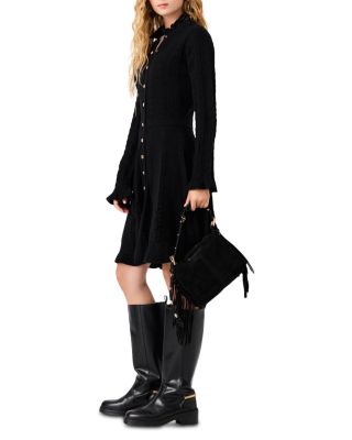 Rouras Ruffled Knit Dress - thumbnail 5