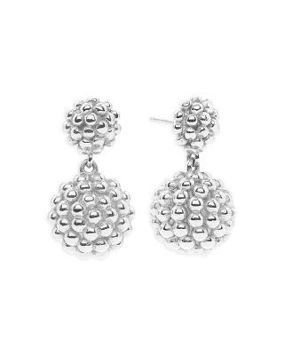 Berry Double Drop Earrings in 18K Gold Plated 
